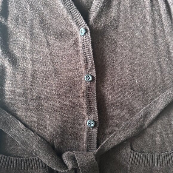 H&M lightweight long vest XS with Waist Belt - Picture 4 of 12